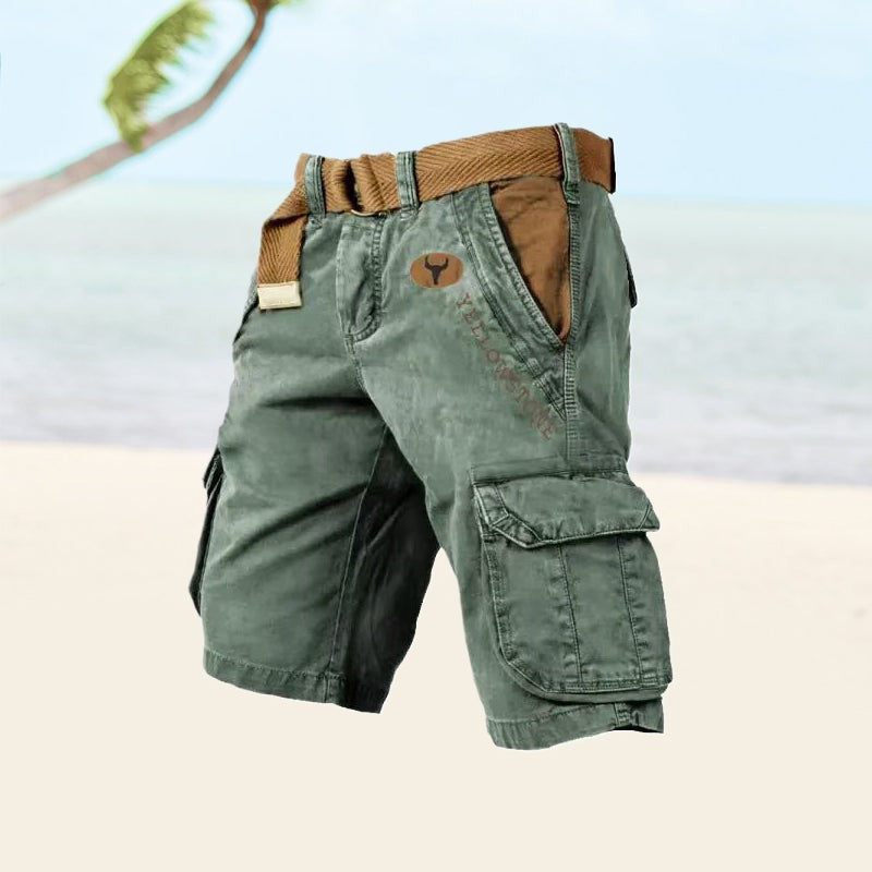 Casual Cargo Shorts - Green