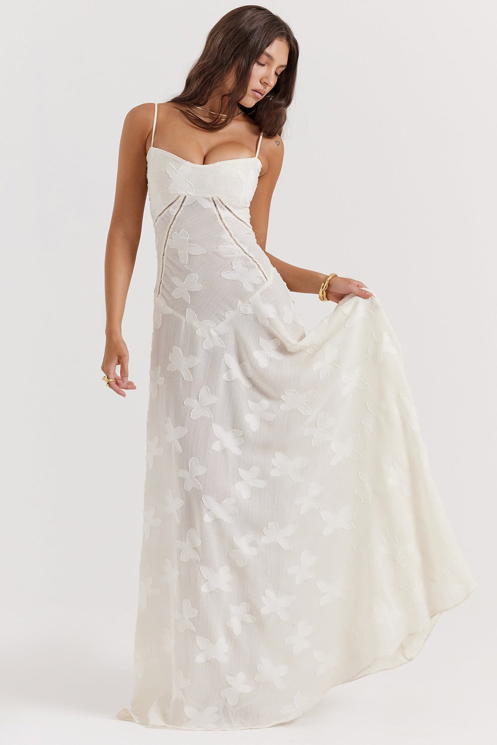 Formal Maxi Dress - White