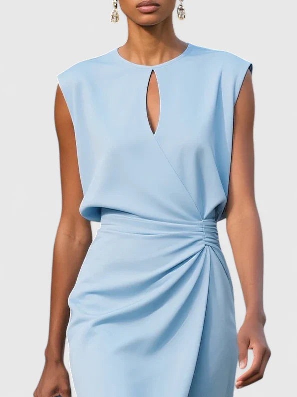 Cocktail Ruched Midi Dress