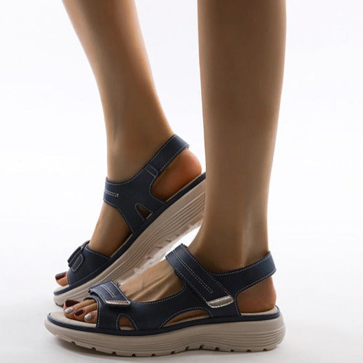 Donatella | Women’s Orthopedic Flat Strap Sandals