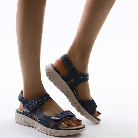 Donatella | Women’s Orthopedic Flat Strap Sandals