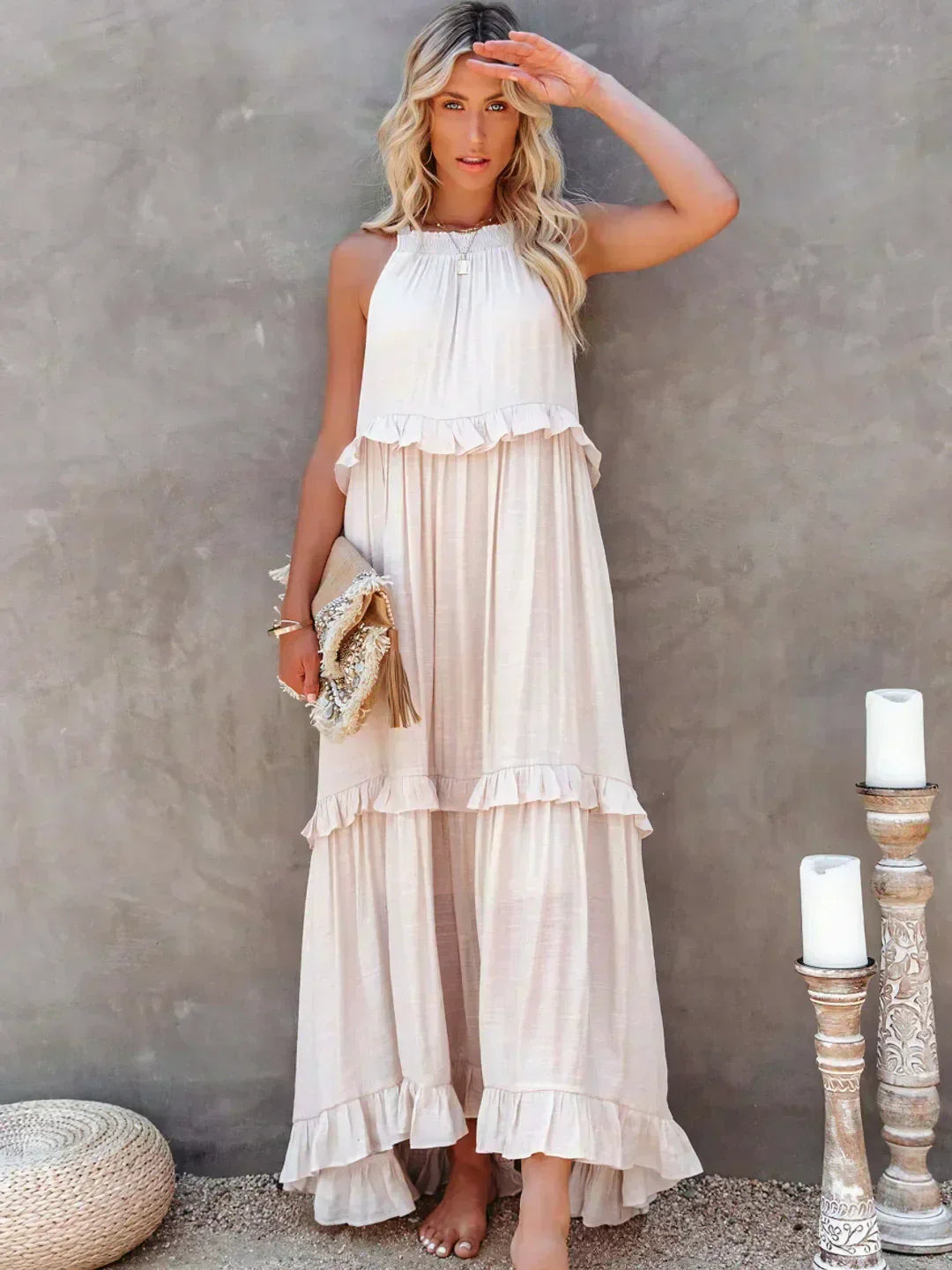 Kiersten | Womenâs Sleeveless Maxi Dress