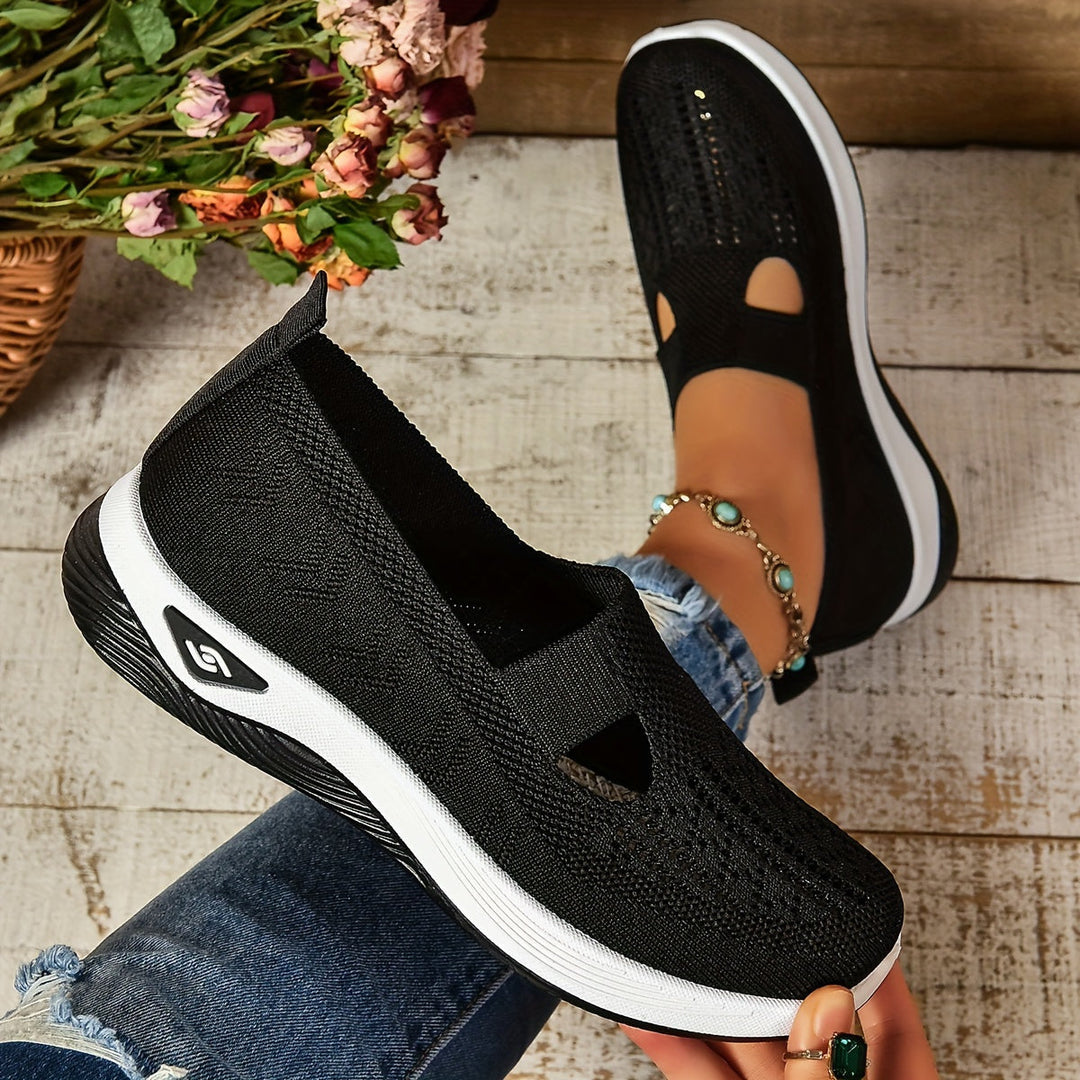 Solene | Women’s Flat Slip-On Knitted Orthopedic Sandal