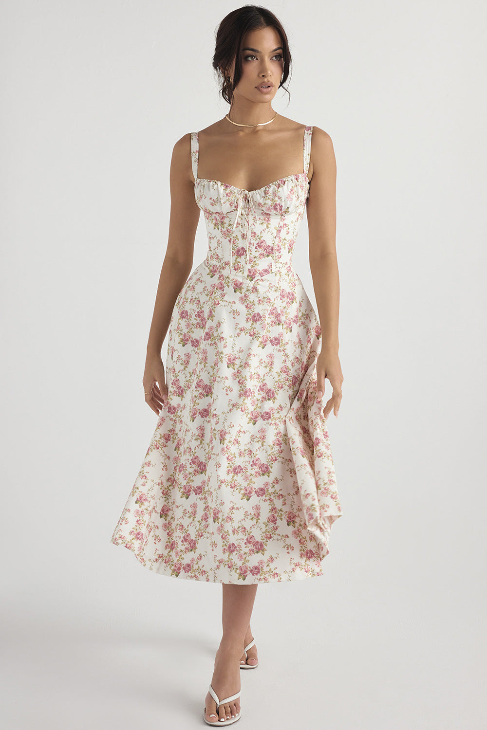 Ebba | Women’s Sleeveless Summer Midi Dress