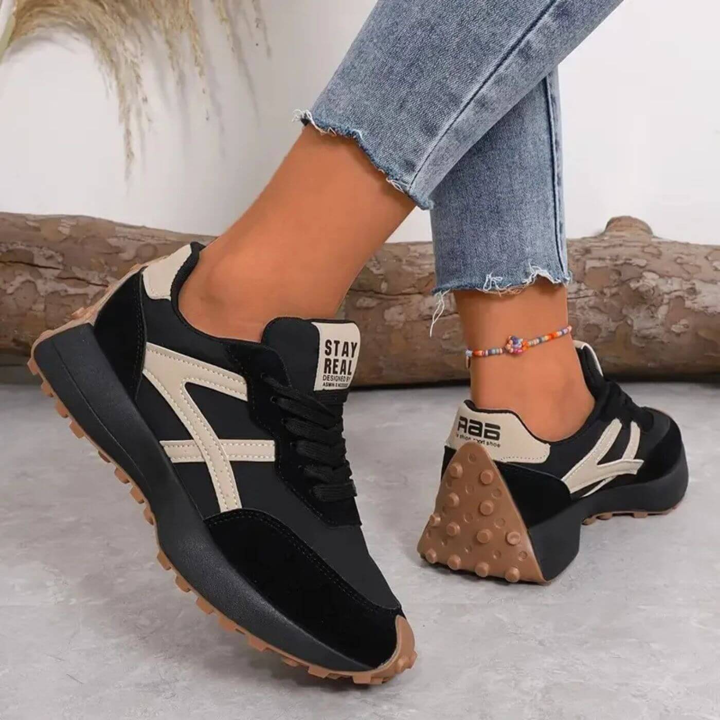 Brigitte | Womenâs Chunky Low-Top Sneakers