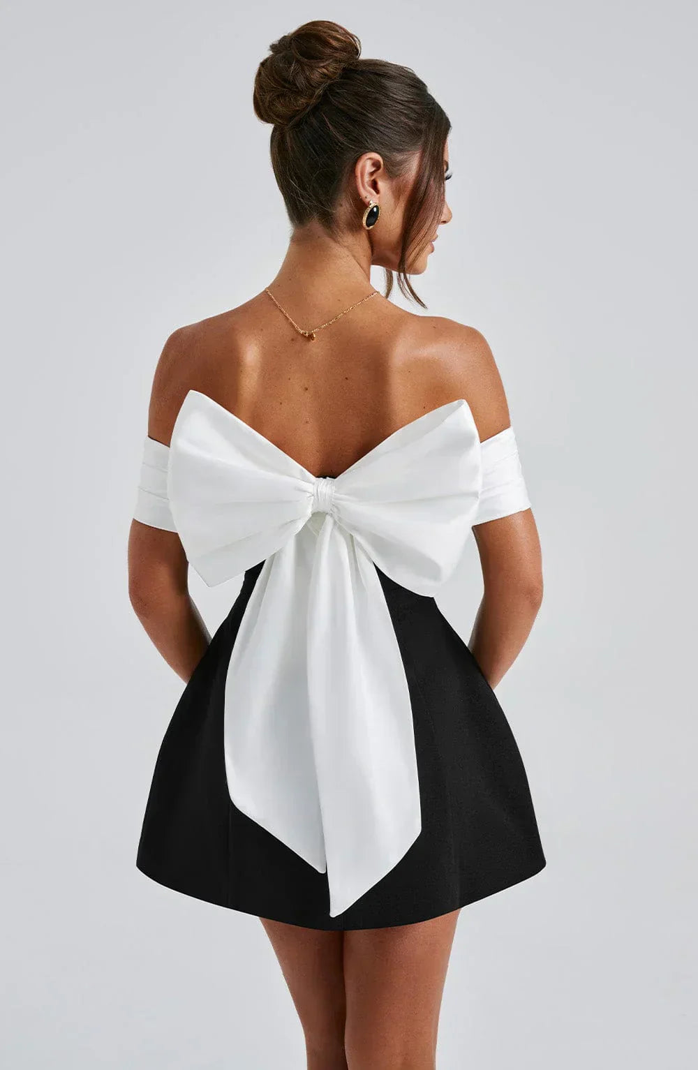 Amelia | Womenâs Off-Shoulder Cocktail Mini Dress