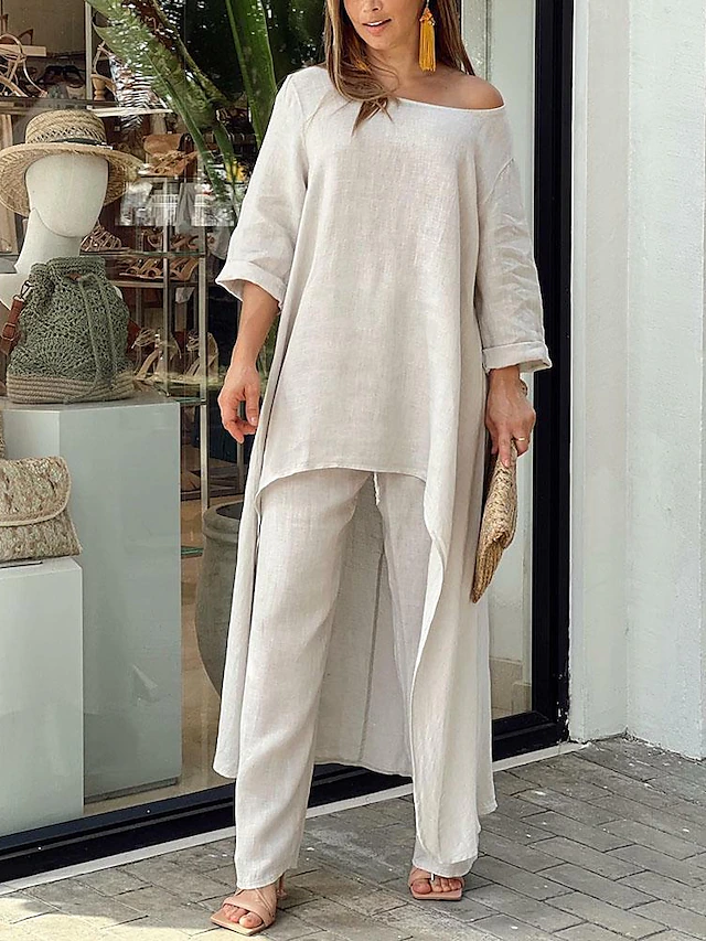 Cecyliana | Women’s Long Sleeve Wide Leg Two-Piece Set