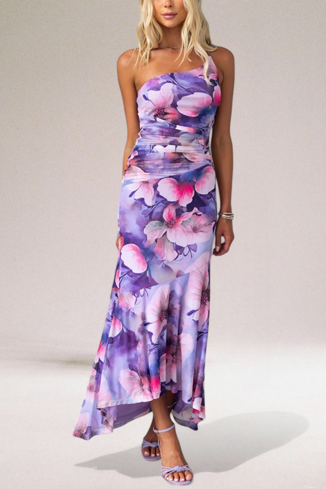 Lovisa | Women’s One Shoulder Floral Maxi Dress