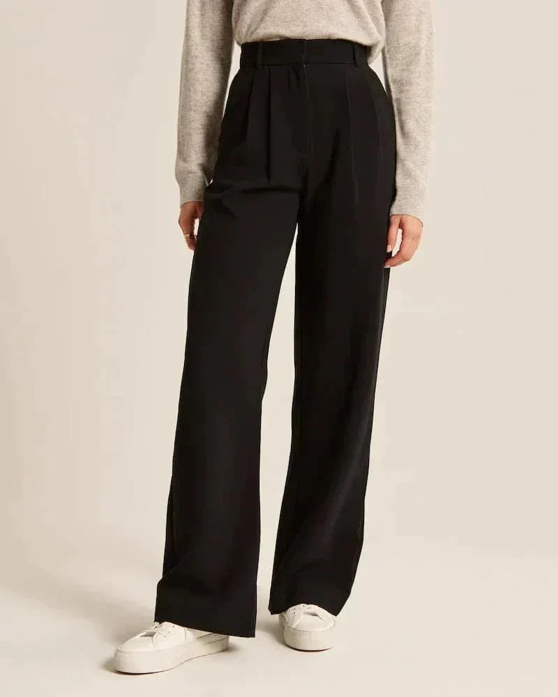 Maelle| Women's High-Rise Wide Leg Casual Pants