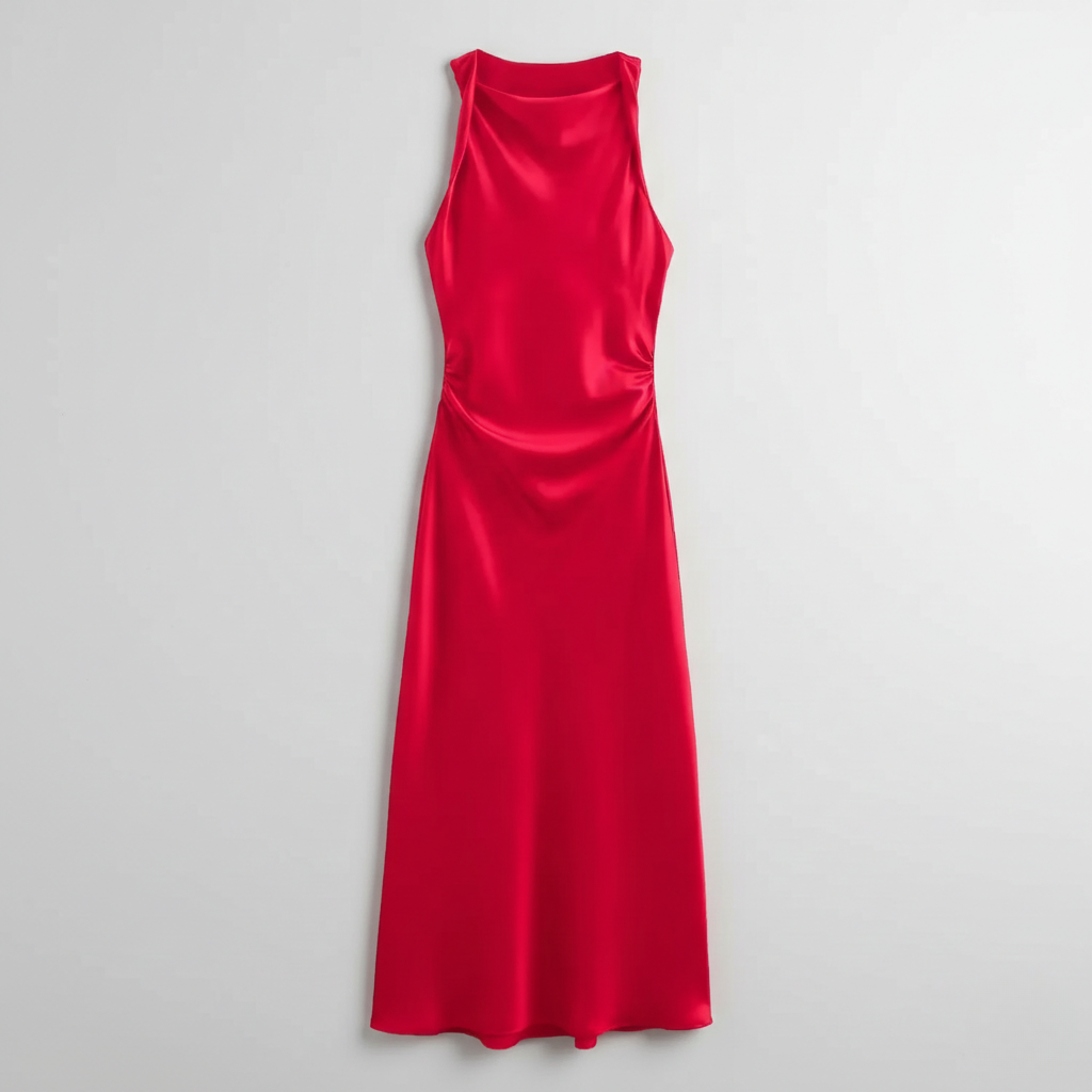 Karrie | Womenâs Sleeveless Cocktail Midi Dress