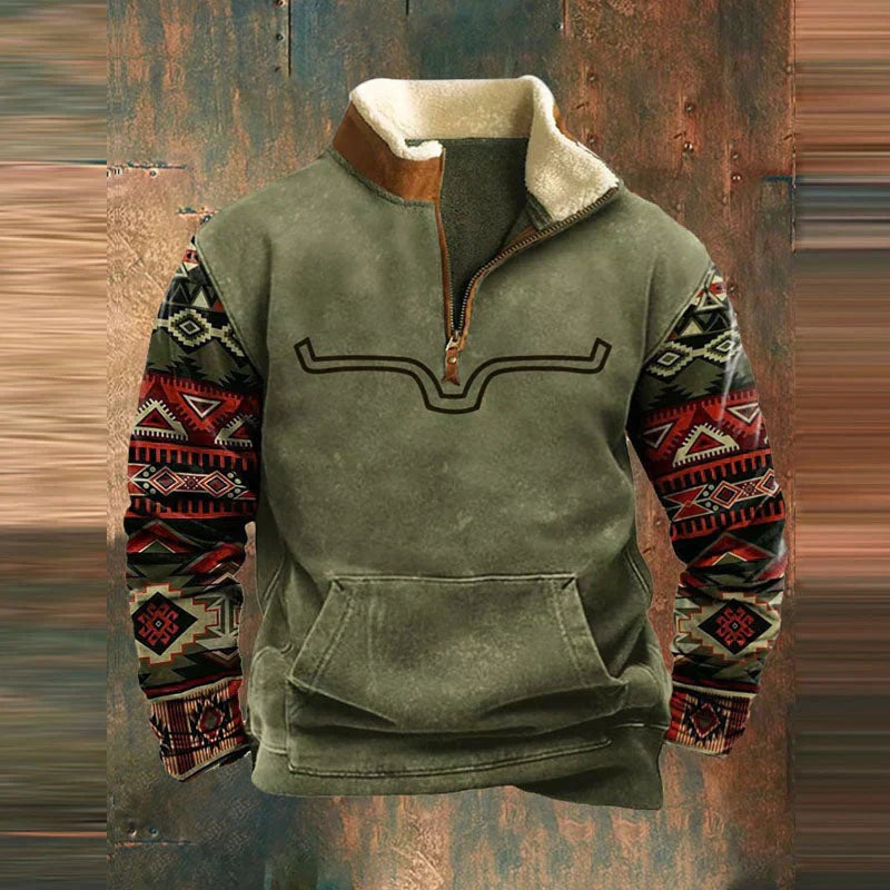 Fleece Quarter Zip Sweatshirt