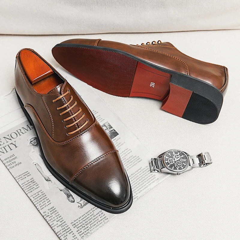 Formal Oxford Dress Shoes - Brown