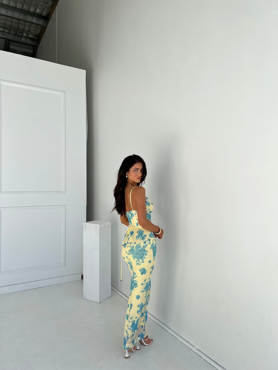 Mette | Women’s Floral Maxi Sleeveless Dress