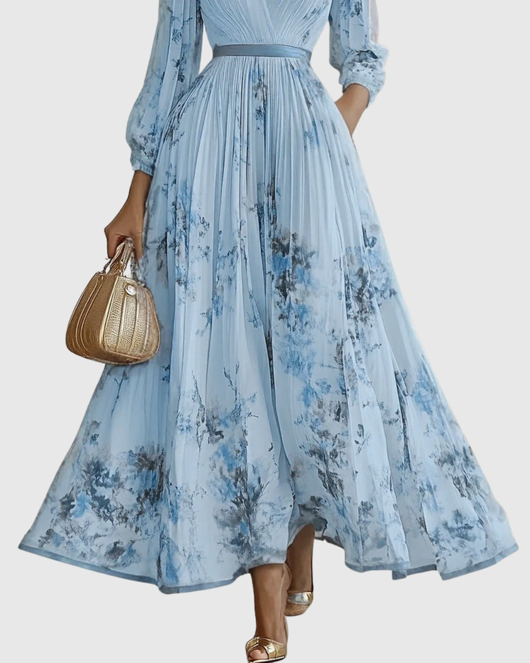 Floral Wedding Guest Midi Dress