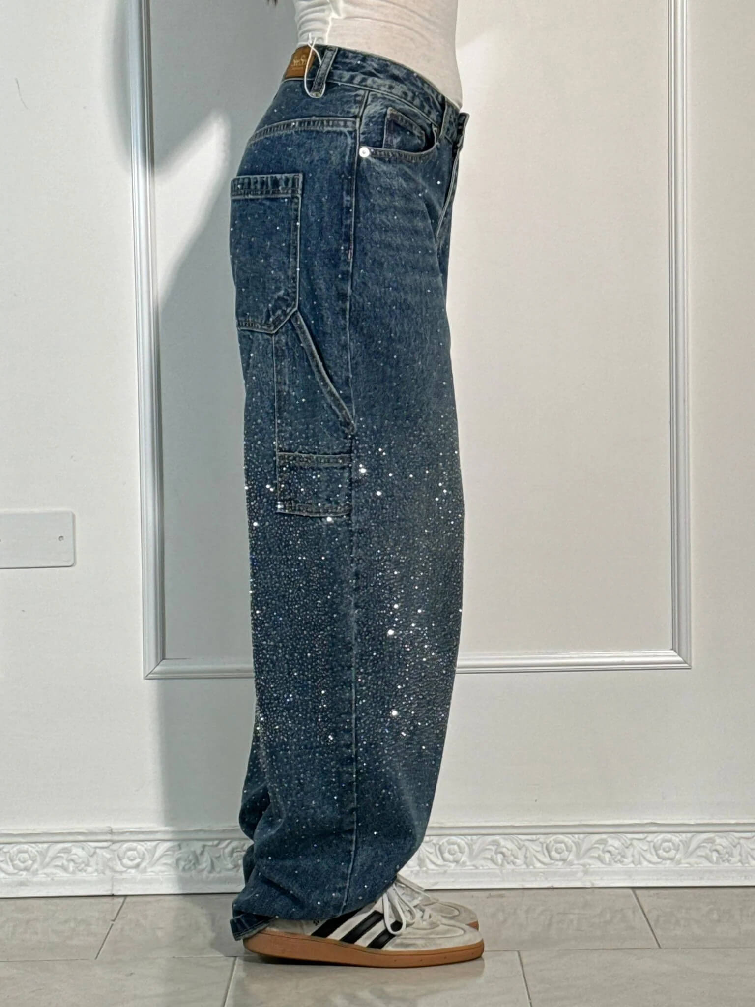 Lisette | Womenâs Utility Baggy Denim Pants