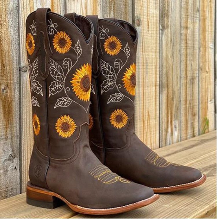 Pauline | Womenâs Western Embroidered Boots