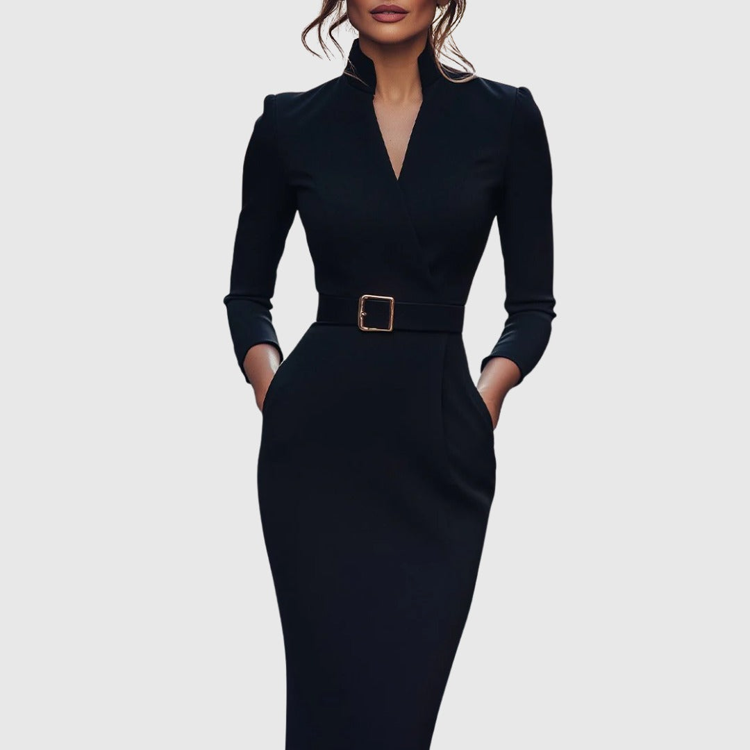 Long Sleeve Bodycon Midi Dress