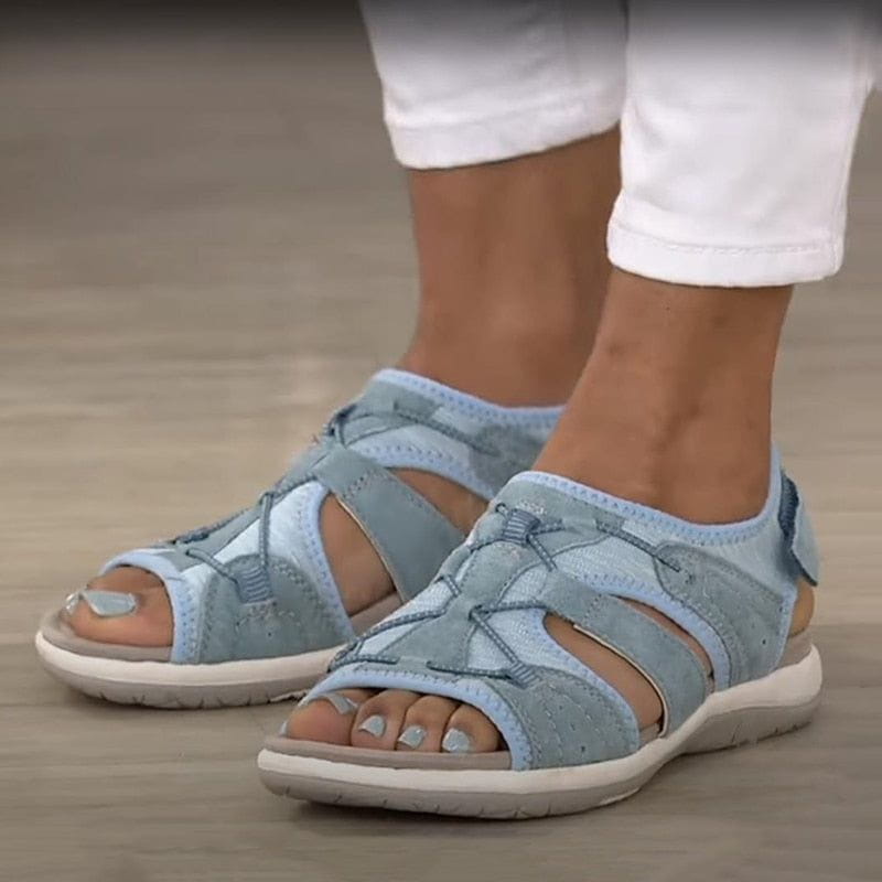 Amelie | Womenâs Sport Flat Sandals