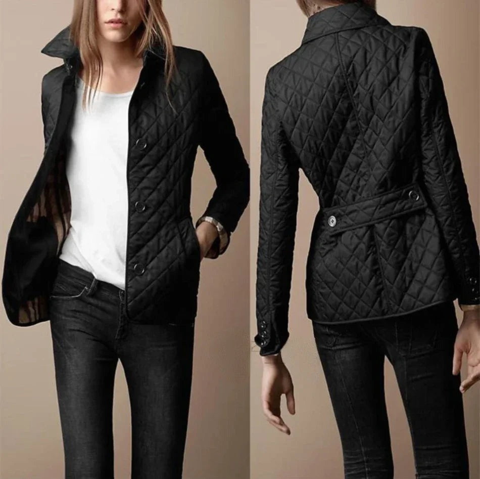 Lightweight Quilted Jacket - Black