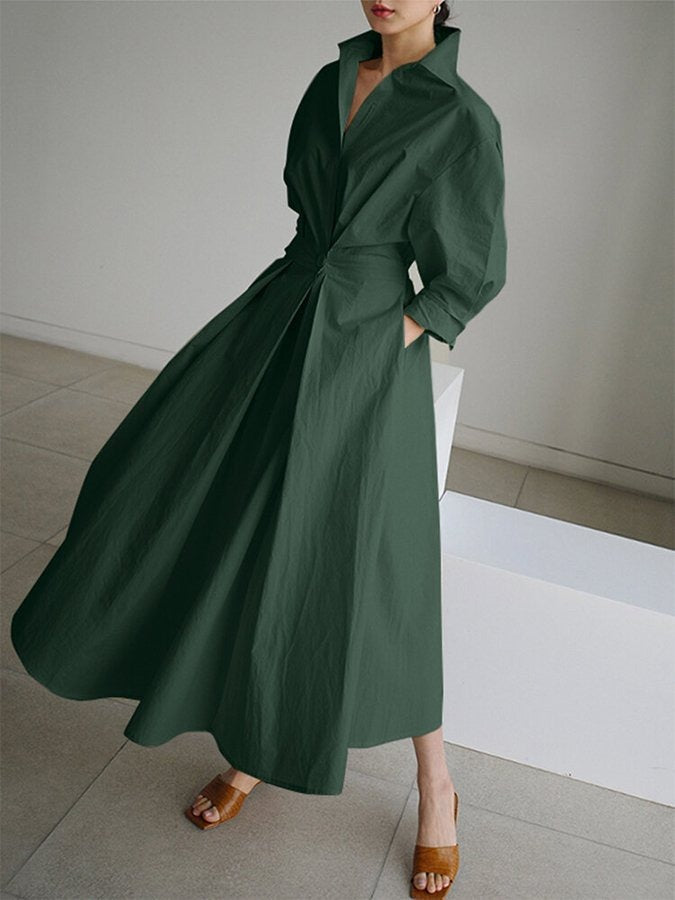Long Sleeve Shirt Dress