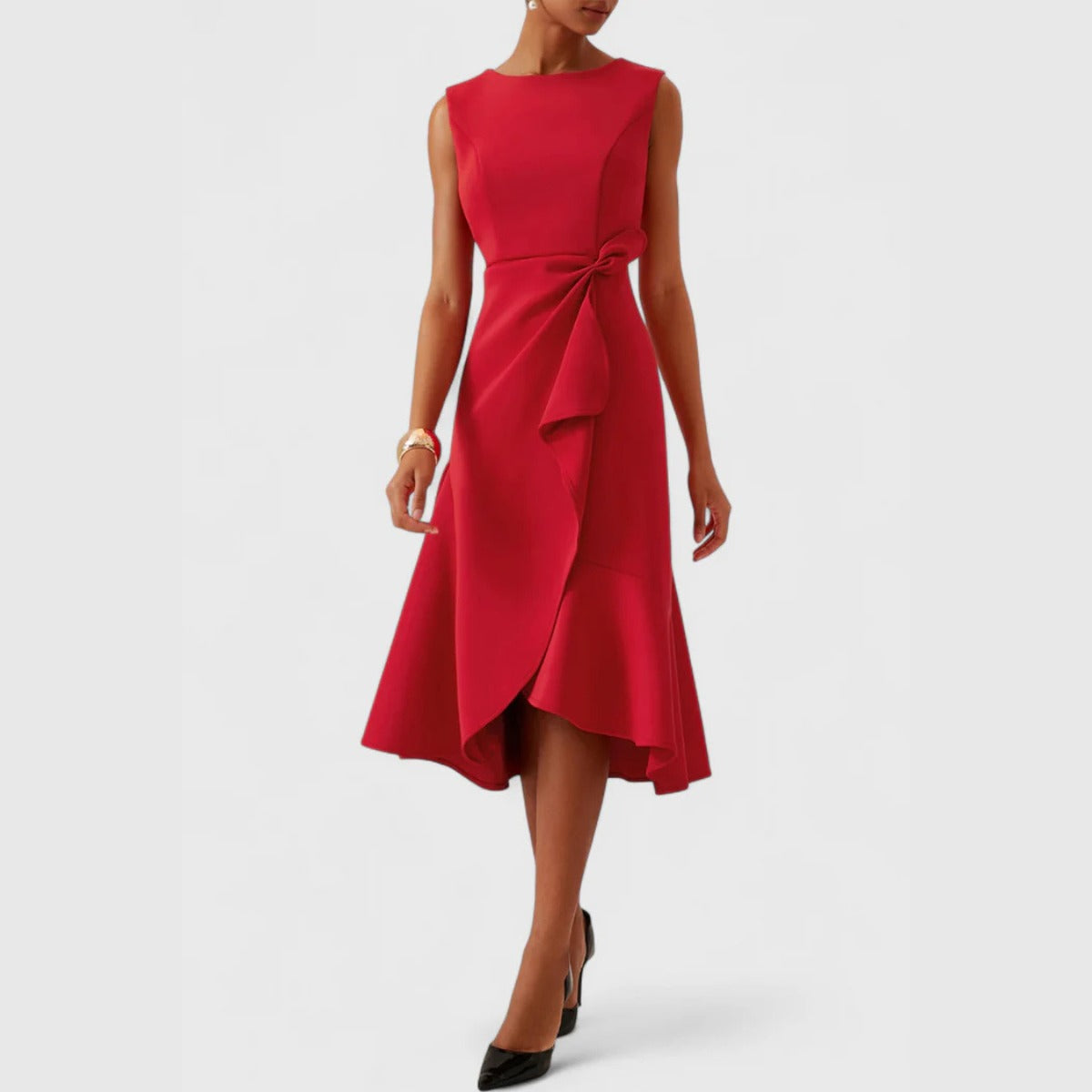 Formal Wedding Guest Midi Dress