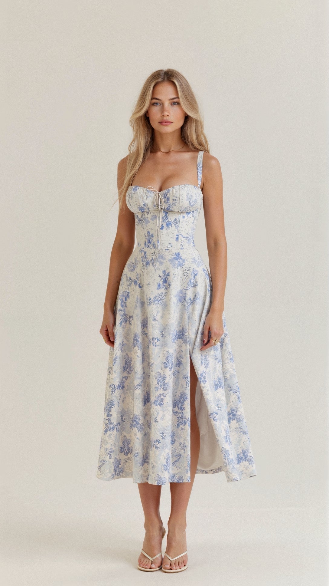 Lily | Women’s Bustier Midi Dress