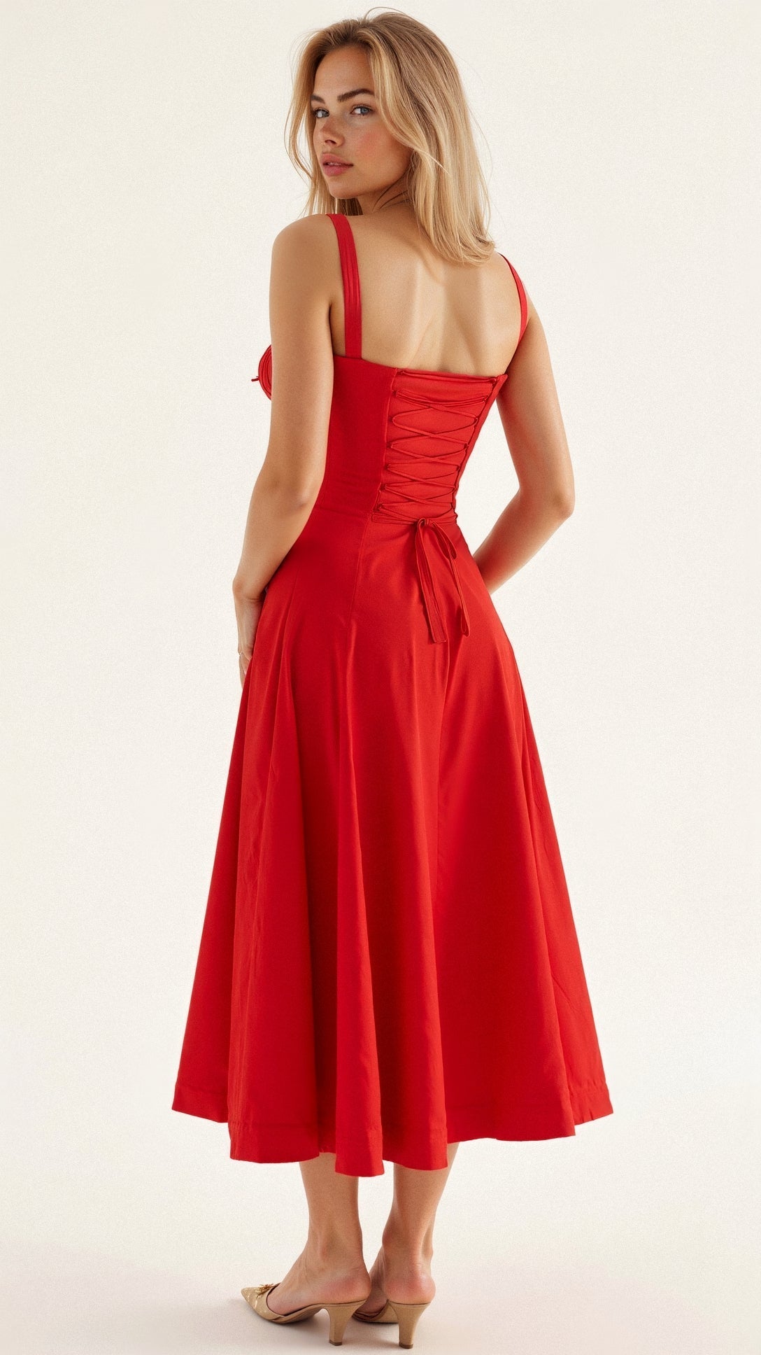 Lily | Women’s Bustier Midi Dress