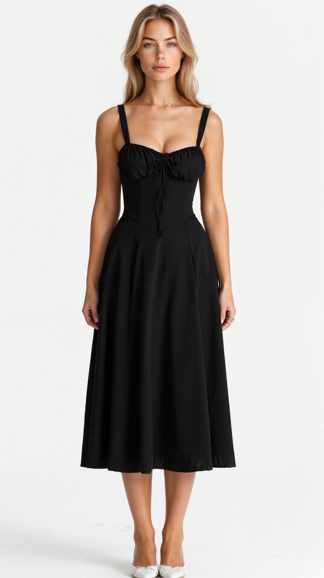 Lily | Women’s Bustier Midi Dress