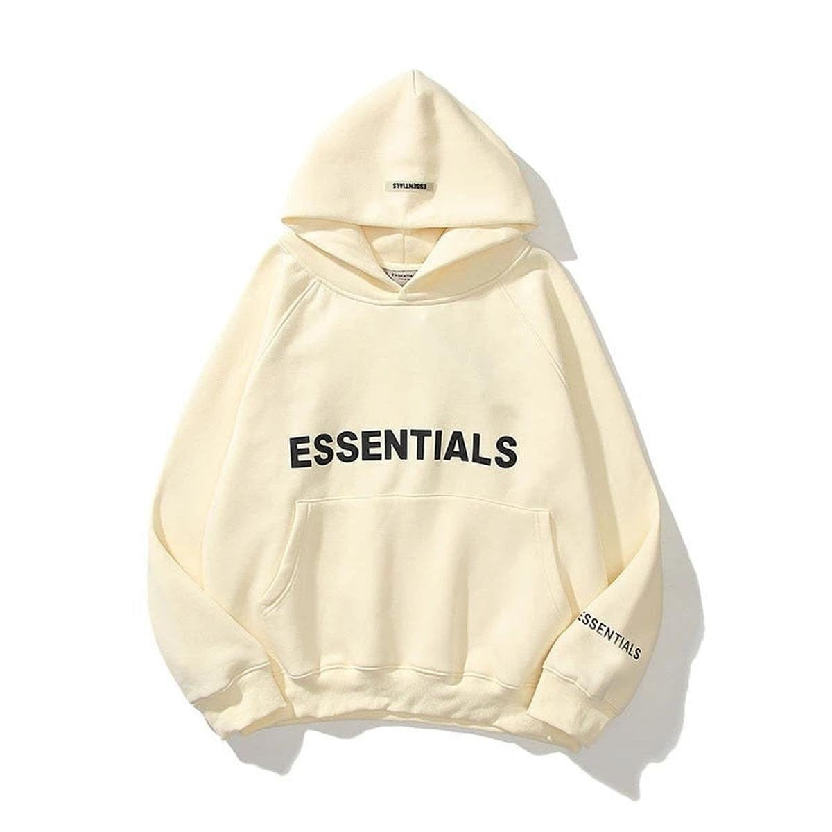 Oversized Pullover Hoodie - Beige