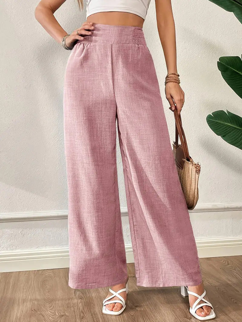 Elsie | Women's Smocked Paisley Pants