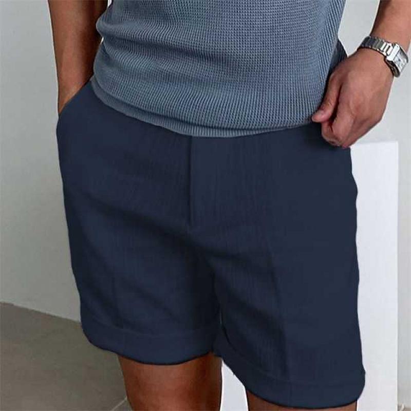 Emeric | Men's Linen Short Sleeve Shorts