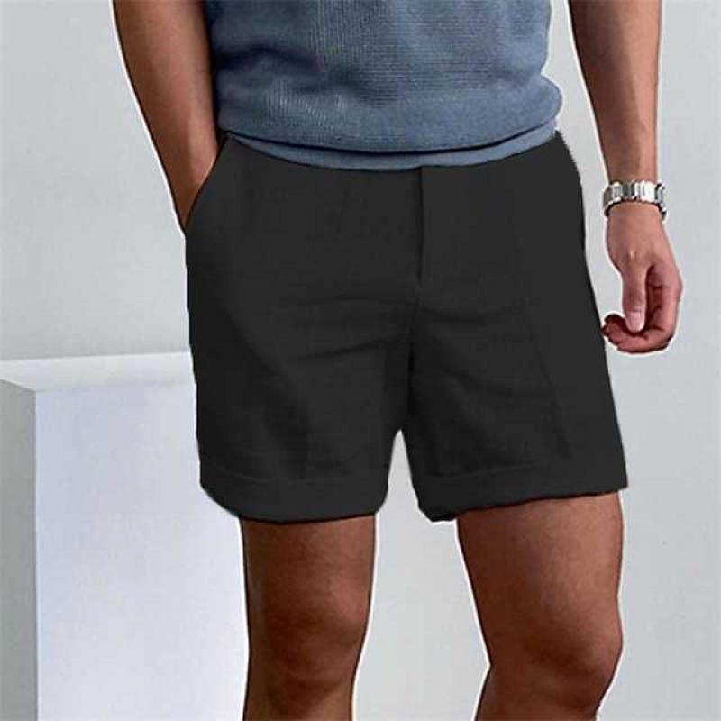 Emeric | Men's Linen Short Sleeve Shorts