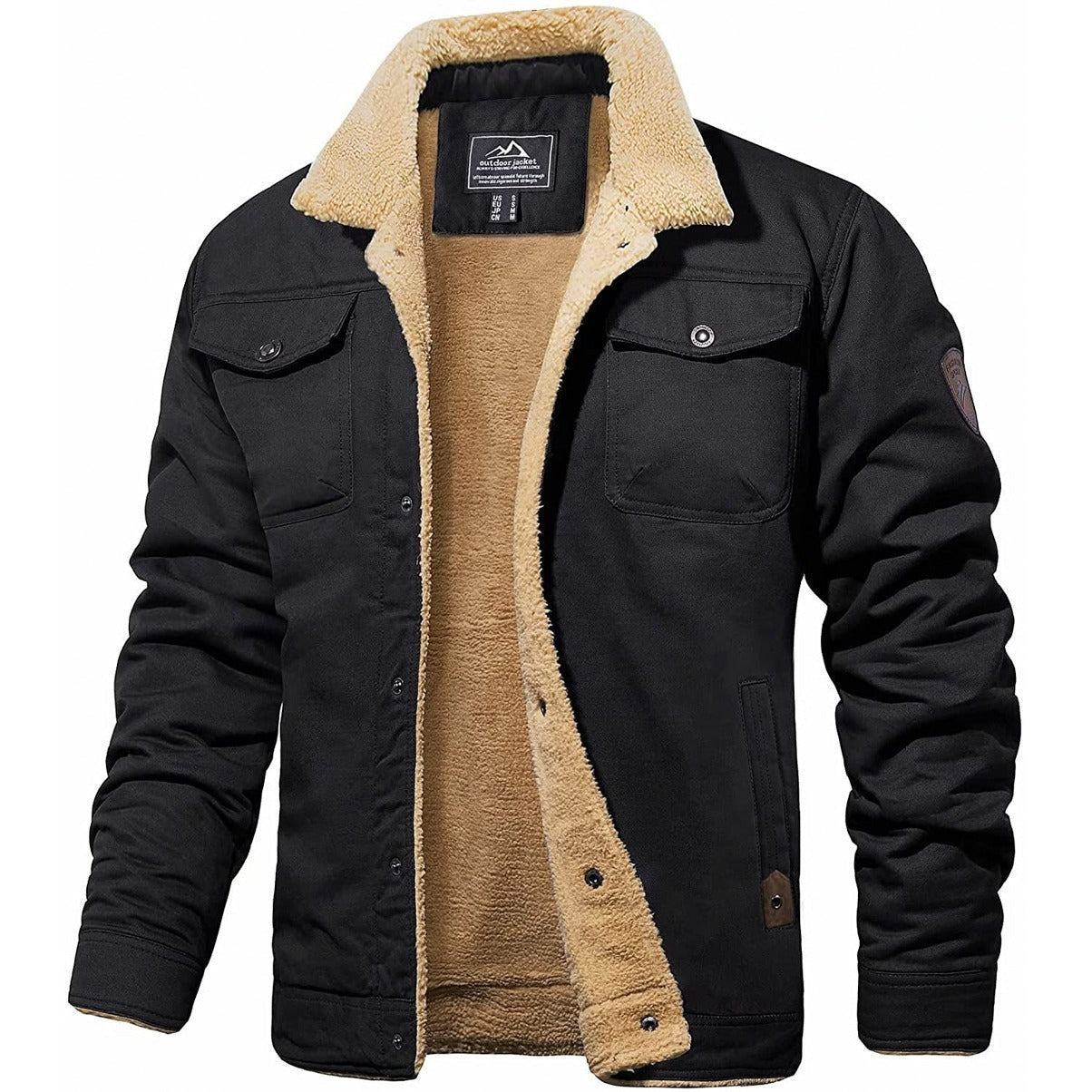 Sherpa Work Jacket - Black