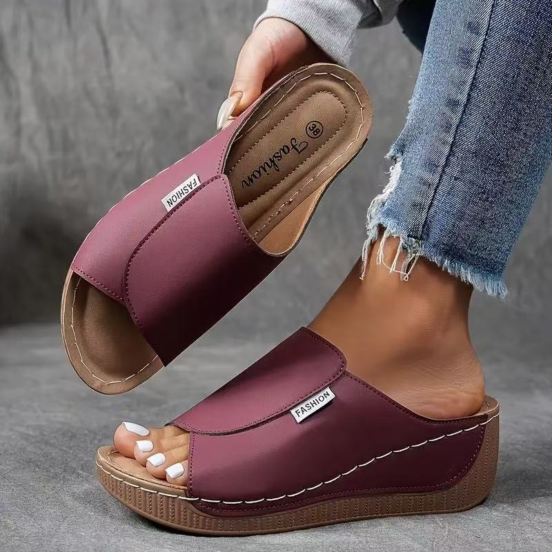 Francesca | Women’s Wedge Slide Summer Sandals