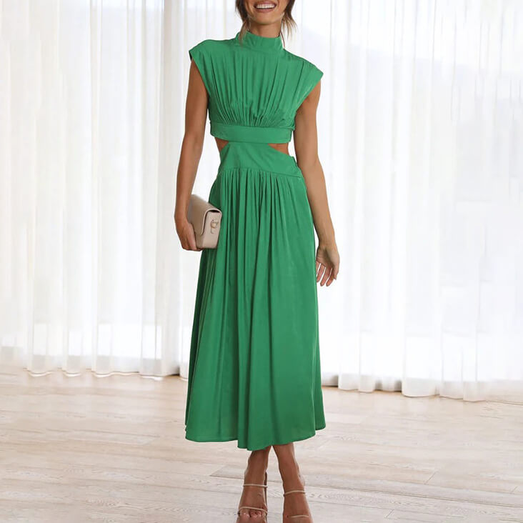 Mirella | Womenâs Cut-Out Waist Maxi Dress