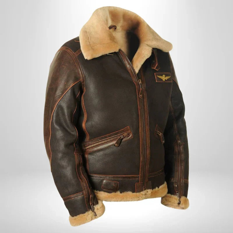 Vintage Aviator Bomber Jacket