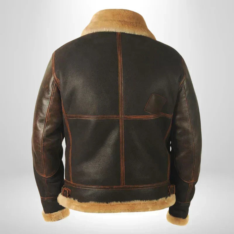 Vintage Aviator Bomber Jacket