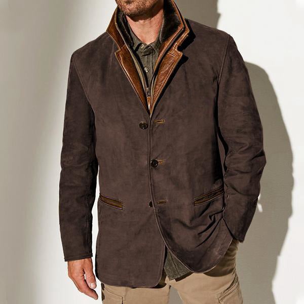 Vintage Blazer Jacket - Brown