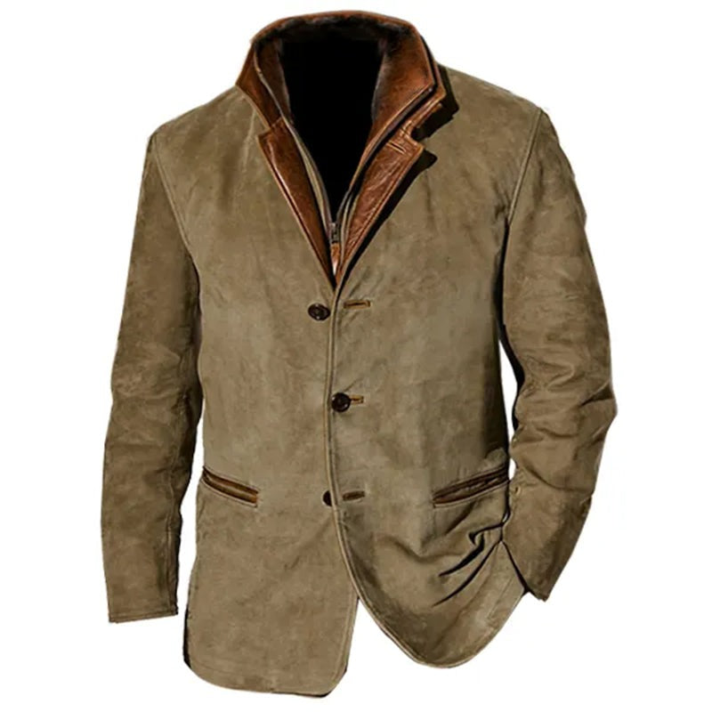 Vintage Blazer Jacket - Khaki