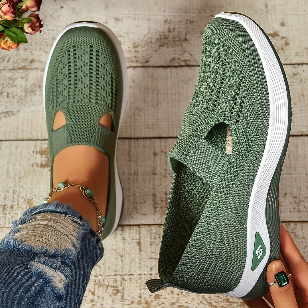Solene | Women’s Flat Slip-On Knitted Orthopedic Sandal
