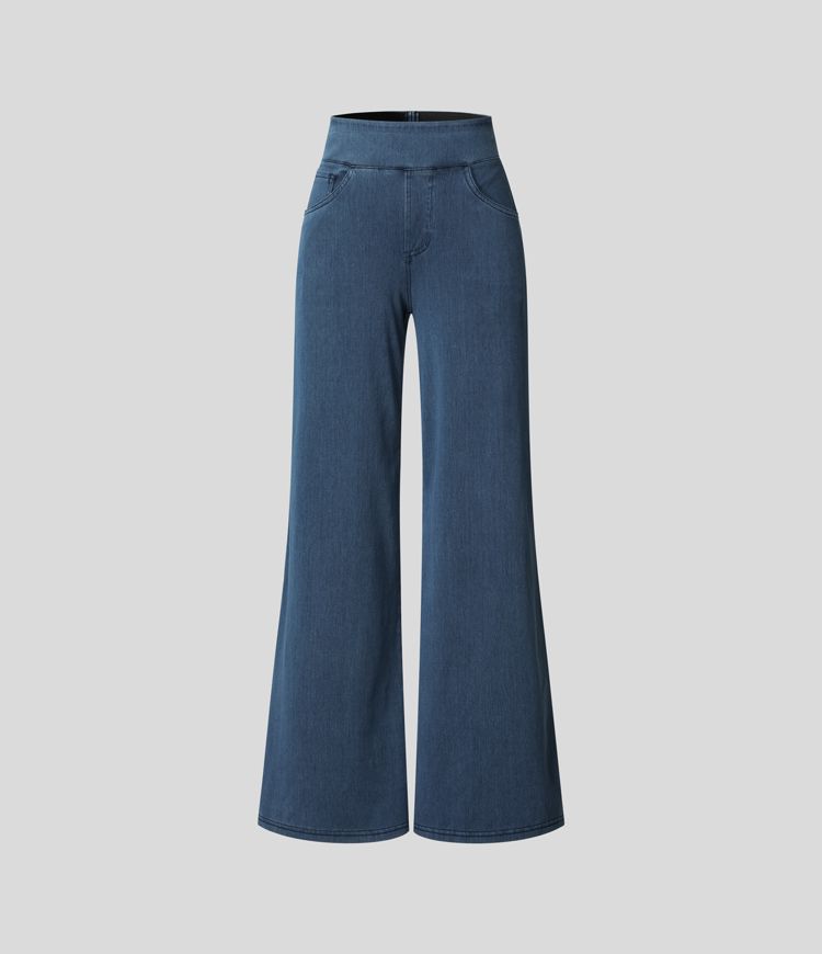 Gineva | Women’s High-Rise Flare Denim Pants