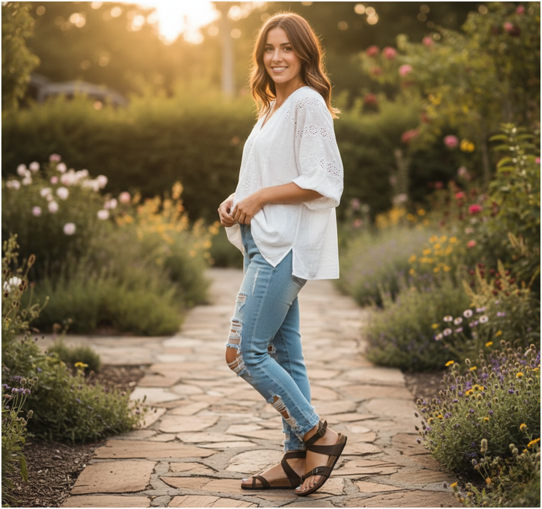Valeria | Women’s Flat Adjustable Sandals
