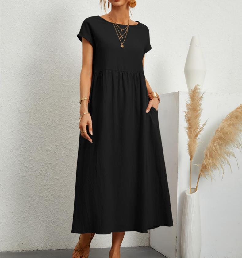 Esmeralda | Women’s Short Sleeve Midi Dress