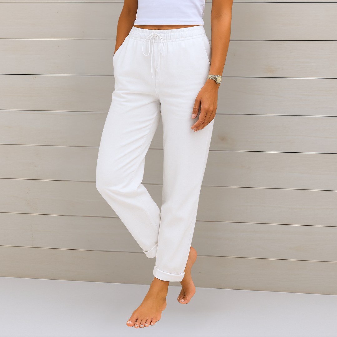 Apolline | Women’s Cotton-Linen Daily Lounge Pants