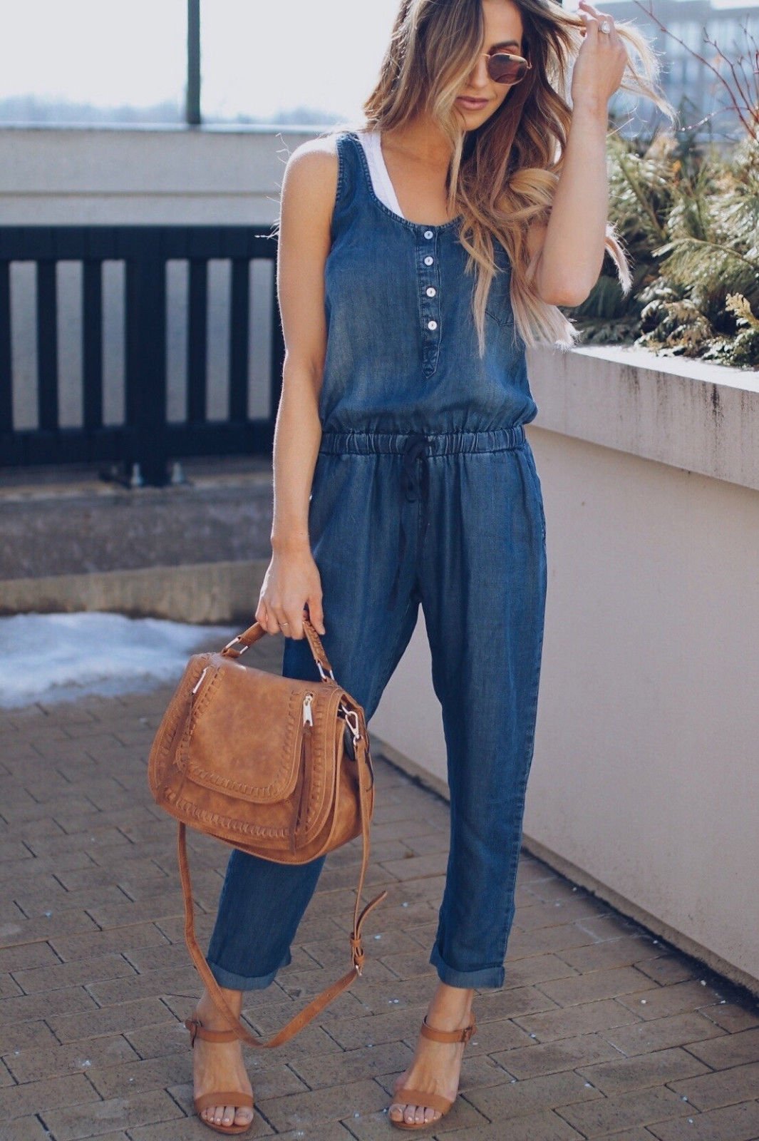 Sarah | Women’s Tencel Denim Jumpsuit