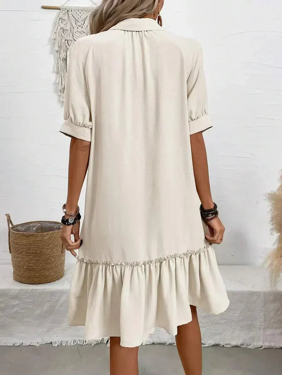 Georgia | Women’s Short Ruffle Sleeve Mini Dress