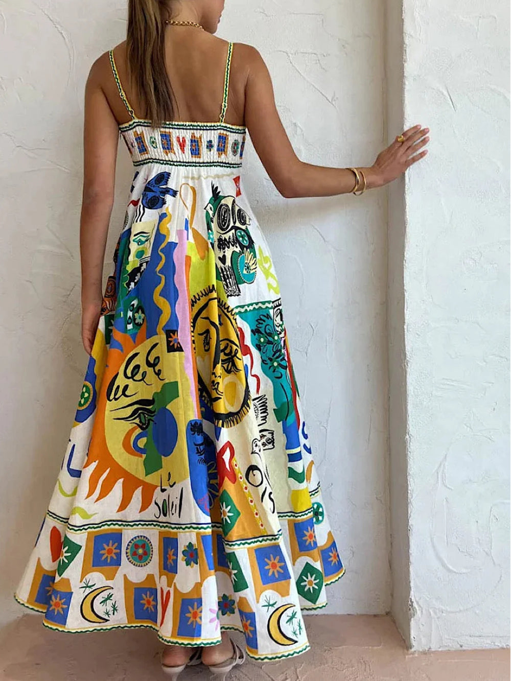 Lyra | Women’s Printed Sleeveless Maxi Dress