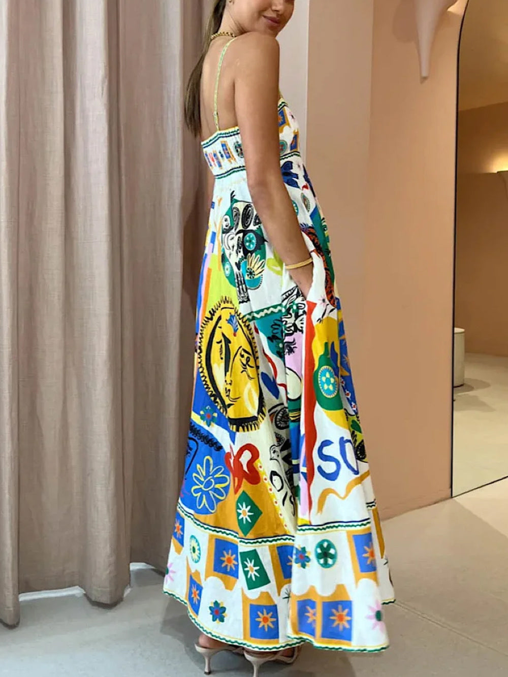 Lyra | Women’s Printed Sleeveless Maxi Dress