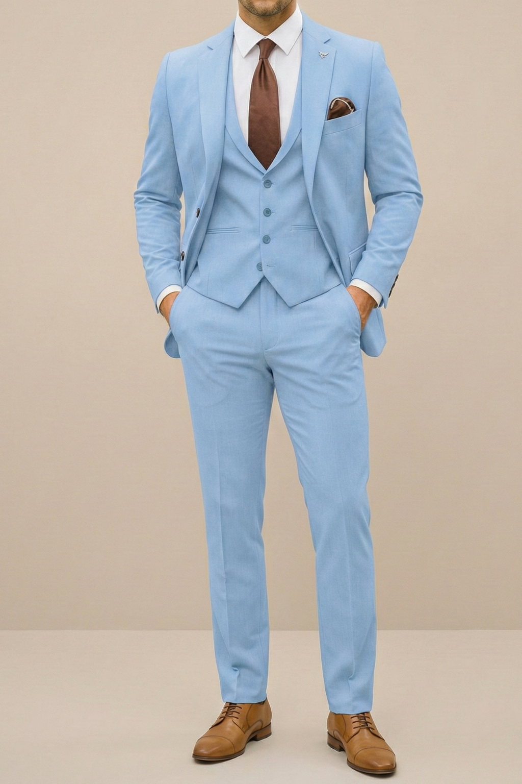 Alexander | Men’s Two-button Three-Piece Suit