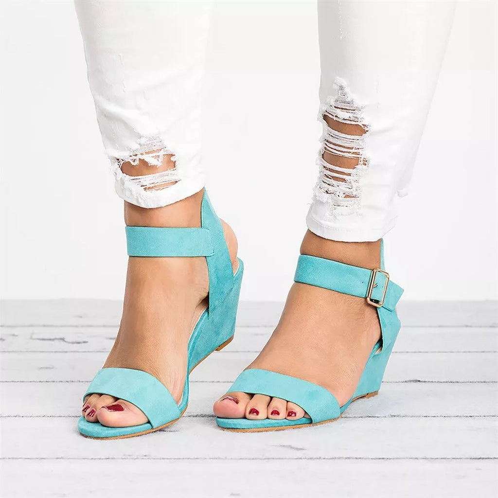 Madeleine | Women’s Wedge Ankle Strap Sandals